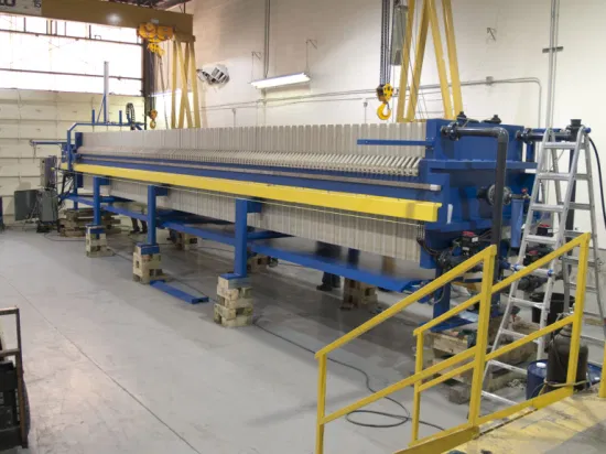 Automatic Filter Press Rubber and PP Membrane Filter Plate for Wasterwater and Sludge Treatment in Gypsum, Dry Precipitates Industries